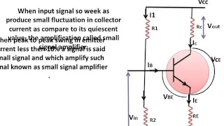 Small Signal Amplifiers