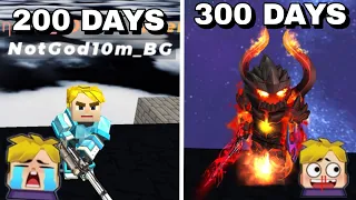 I Spent 300 DAYS || Skyblock Blockman Go