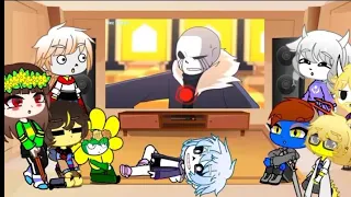 Undertale reacts to Killer!Sans vs StoryShift!Chara [Animation]| Read DISCRIPTION|