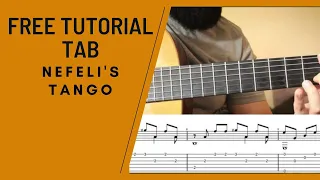 Free Tutorial Tab Nefeli's Tango _ Guitarestan _ Maziyar Mohammad Hashemi