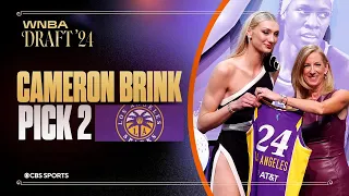 2024 WNBA Draft: Cameron Brink selected No. 2 OVERALL by Los Angeles Sparks | CBS Sports