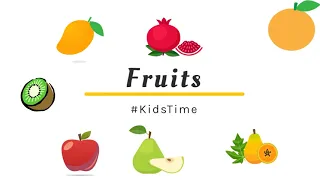 Learn Fruits Name in English for kids | Kindergarten Fun