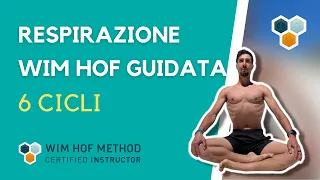 Respirazione Wim Hof di base - progressione avanzata su 6 cicli con Leonardo Pelagotti