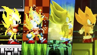 All Super Sonic Idle Animations