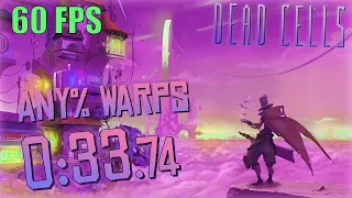 Dead Cells | Any% Warps 60FPS in 33 SECONDS [World Record]