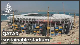 Arab Cup Qatar: The shipping-container stadium