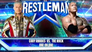 WWE 2K24: Cody Rhodes vs. The Rock "Extreme Rules Match"