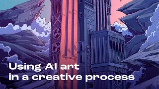 How I include AI art into my creative process - making AI art in Midjourney or Dall-e