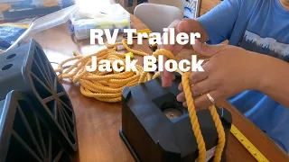 RV Trailer Jack Block | Globetrotter Airstream