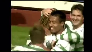 Henrik Larsson (Celtic) - 27/08/2000 - Celtic 6x2 Rangers - 2 gols