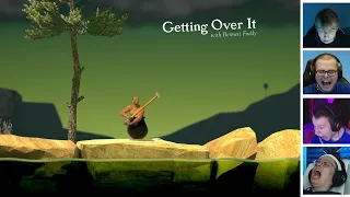 Стримеры падают в Getting Over It Ч.2