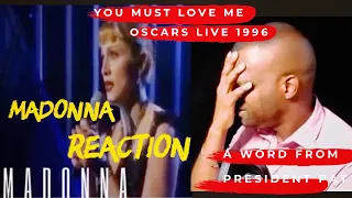 MADONNA | You Must Love Me | Live at Oscar Awards | REACTION VIDEO