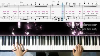 Viens M'embrasser (Lại Gần Hôn Anh) | Piano cover | Easy level | Linh Nhi