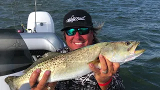 Fishing for Red Fish Speckle Trout with Captain Corder Galveston TX