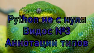 Аннотации типов в python