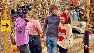 Bobby Brazier & Dianne Buswell Filming For Strictly Come Dancing Halloween Special 2023