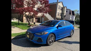 2017 Elantra Sport Night time POV Driving