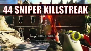 Battlefield 1 | 44 Killstreak | Frontlines | Aggressive Sniping