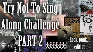 Emo Try Not To Sing Along Challenge PART 2