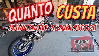 Suzuki sv650 Manutenção e custo | Motovlog | Viagem de moto