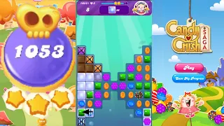 Candy crush saga level 1053 । Hard level। No boosters। Candy crush 1053 help। Sudheer CC Gaming