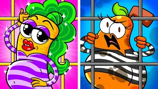 Rich Pregnant In Jail VS Broke Pregnant In Jail || Funny Relatable Facts By Pear Vlogs