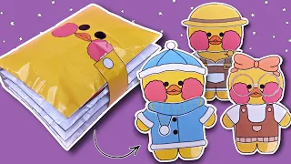 Boneka kertas lalafanfan - Buku Squishy  (Gratis Template)