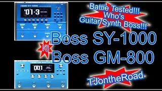 Battle Tested!!! Who's Guitar Synth Boss!!! Boss SY-1000 vs Boss GM-800