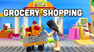 LEGO FRIENDS GROCERY STORE [stop motion] lego friends supermarket stop motion|stop motion animation