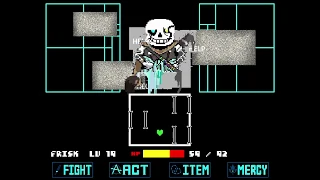 [Unitale] Ink help ink sans(Undertale FanGame) Fight,Act and Mercy