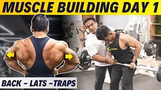 DAY 1 - Wider and Bigger Back Workout | Full Muscle Building Series | Yatinder Singh