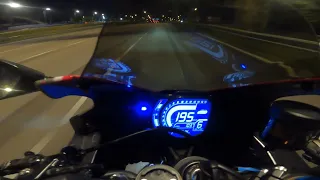 Honda CBR250RR Night Run Onboard | Pure Sound🔥 | Top Speed