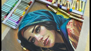 Oil Pastel Portrait: A Step-by-Step Guide for Beginner