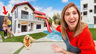 We Built a DREAM Dog House for our BESTFRIEND! *she cried*