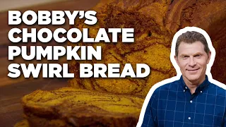 How to Make Bobby's Chocolate Pumpkin Swirl Bread | Brunch @ Bobby’s | Food Network