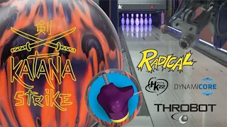 Radical Bowling // KATANA STRIKE // ThroBot Ball Review // URD 08-17-2023