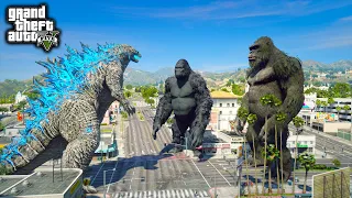 Godzilla Vs Kong, King Kong Epic Battle ( GTA V Mods )