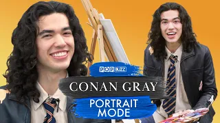 Conan Gray Paints A Self-Portrait | PopBuzz Meets