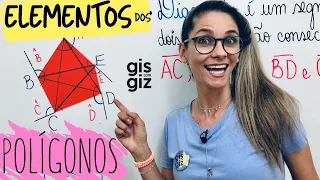 ELEMENTOS DE UM POLÍGONO| Prof. Gis/ MATEMATICA #02