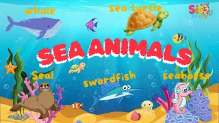 Sea animals songs P2 - Educational video - SiSi Kids TV