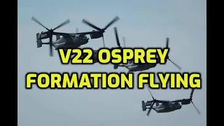 V-22 Osprey Formation Flying