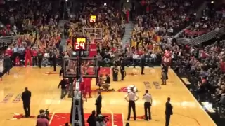 Cheerleader Marriage Proposal @ Bulls vs Heat Game