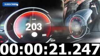 2016 BMW M550D Acceleration & Top Speed 0-251 km/h on Autobahn | M550D Xdrive Touring