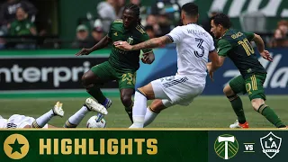 MATCH HIGHLIGHTS | Portland Timbers lose 3-1 to LA Galaxy in card-filled match | Apr. 03, 2022