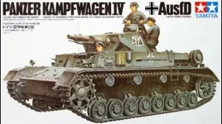 Tamiya 1/35 Panzer IV Ausf.D Tank..Plastic Kit Build & Review.