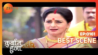 Qurbaan Hua - Best scene - Ep  - 161 - Rajveer Singh, Pratibha Ranta - Zee TV