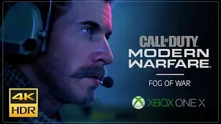Call of Duty: Modern Warfare 4K HDR Xbox One X Walkthrough Gameplay part #1 Fog Of War no commentary