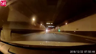 22 décembre 2018. Tunnel La Défense. Daesh cam