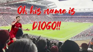 Diogo Jota Song (with Lyrics) 🔴🇵🇹 on The Kop!