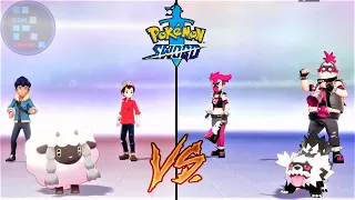 RON And HOP Got Into Fight With Team Yell In Wild Area | Pokemon Sword And Shield